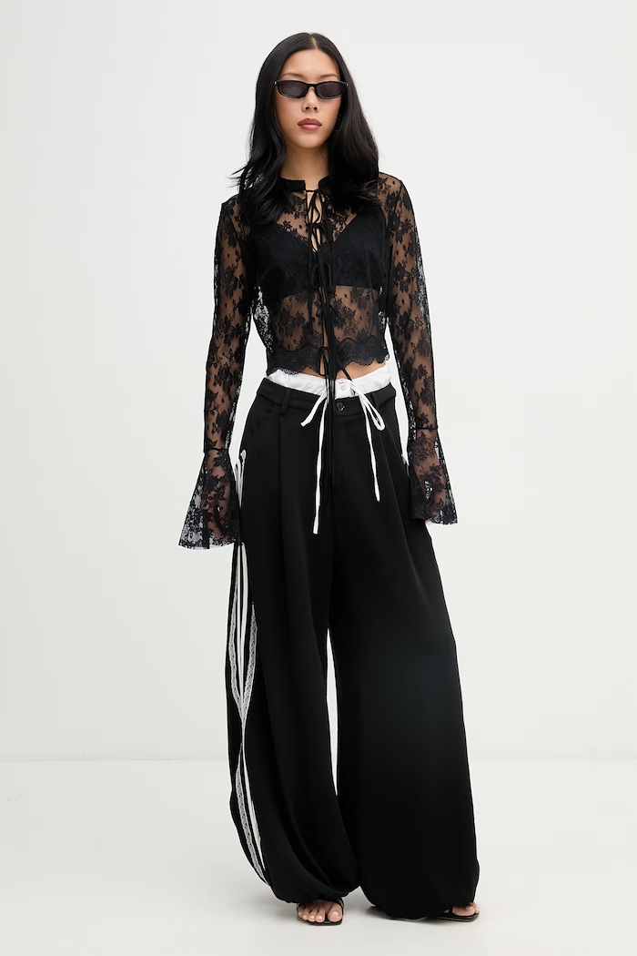 Aniye By nohavice jogger dámske 185101 čierna SS26