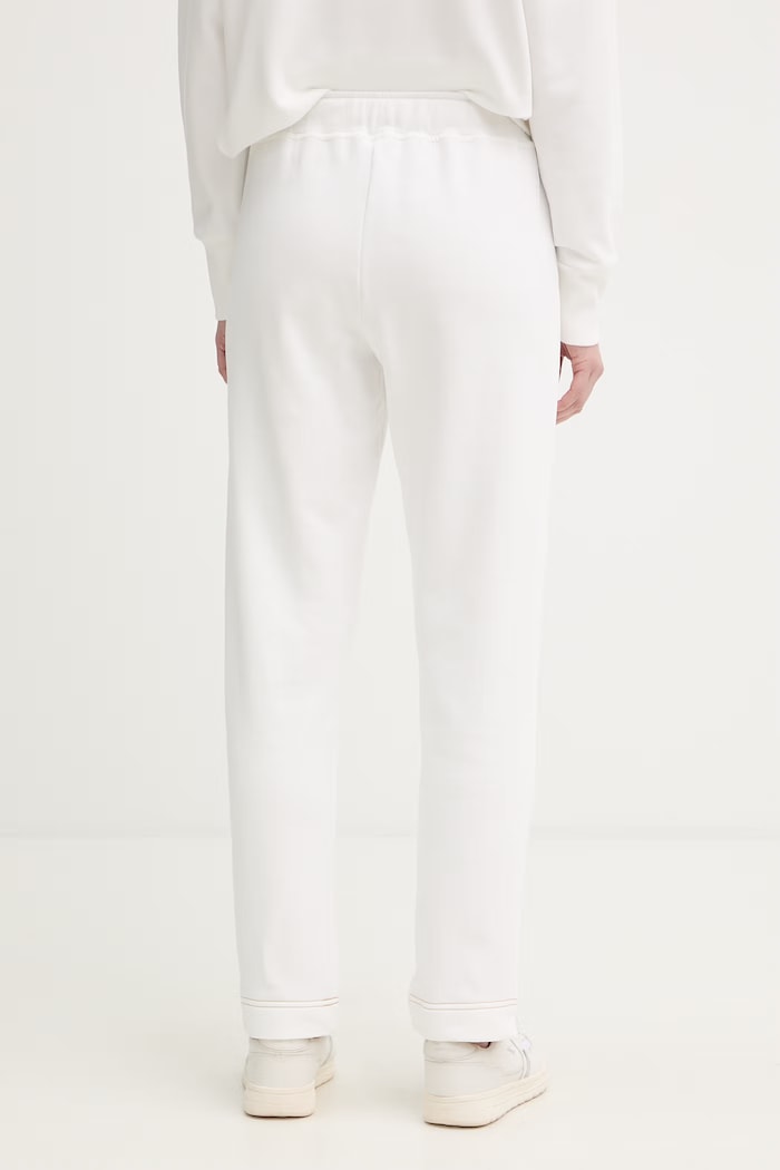 Îmbrăcăminte Luisa Spagnoli pantaloni de trening Alborella 543164 alb