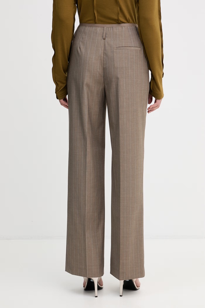 Îmbrăcăminte Sisley pantaloni pentru femei 41Q6LF08L maro