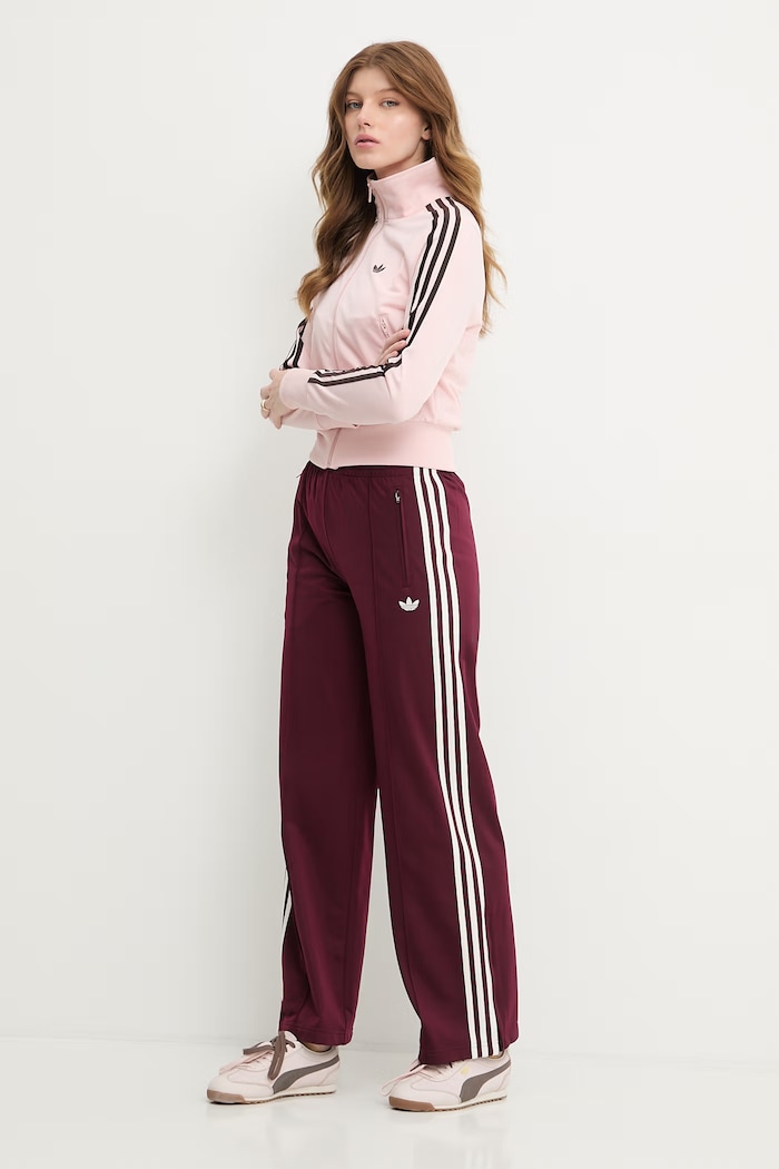 adidas Originals Παντελόνι επίσημο Γυναικείο KD3659 μπορντό SS26