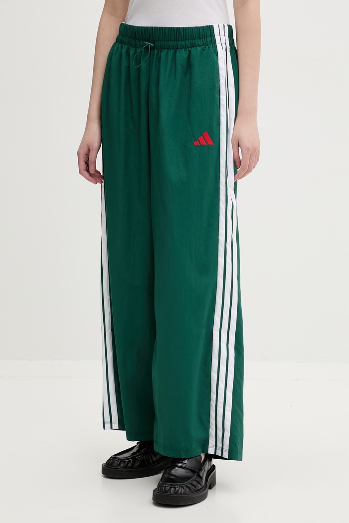 Adidas teplákové nohavice dámske zelená KD9451