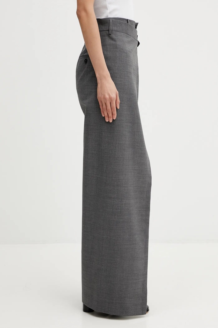 Hlače s dodatkom vune MM6 Maison Margiela siva S52KA0518.M35733.860M