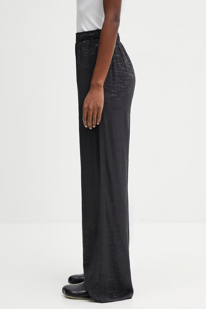 MM6 Maison Margiela nohavice dámske S52KA0529.M35737.002J čierna SS26