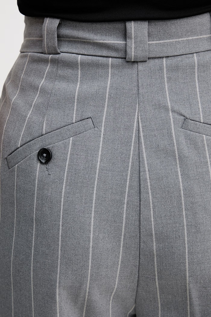 United Colors of Benetton pantaloni pentru femei gri 46Q2DF0AH