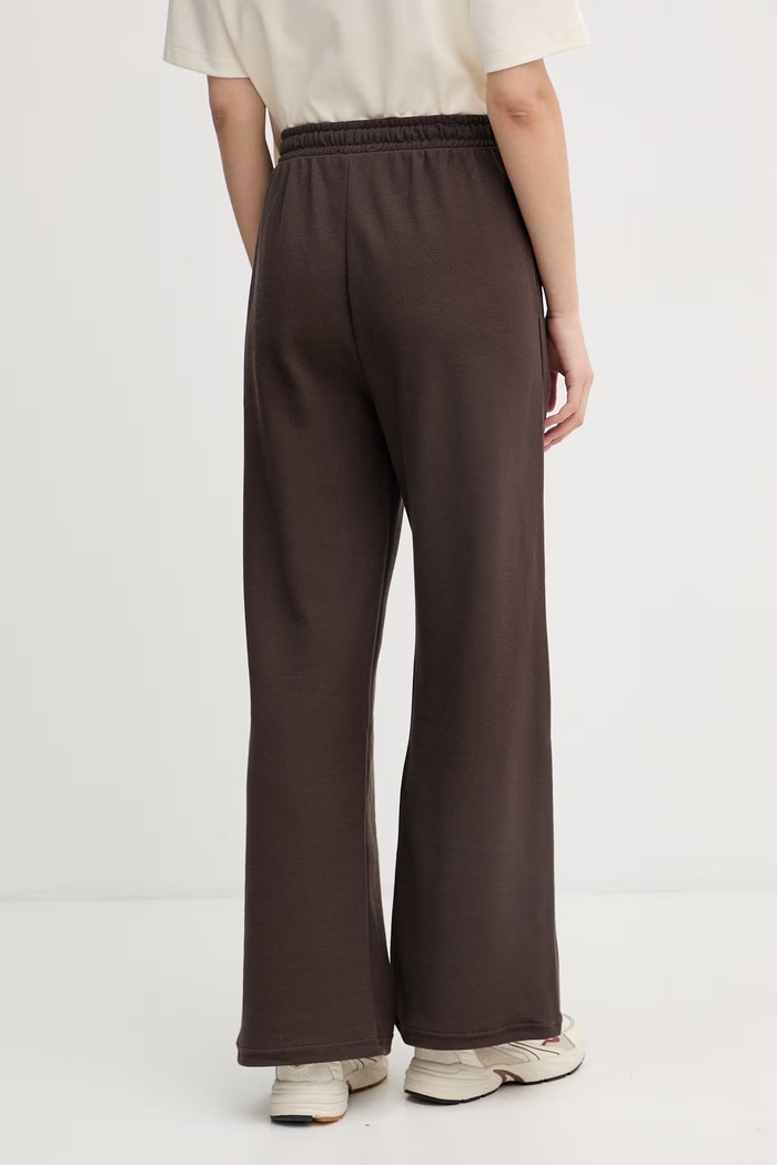 Îmbrăcăminte United Colors of Benetton pantaloni pentru femei, din bumbac 34AWDF01J maro