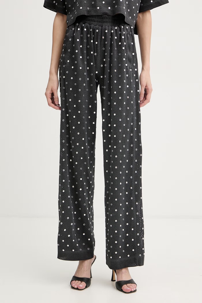 Pinko pantaloni de trening pentru femei gri 106852.A3BC