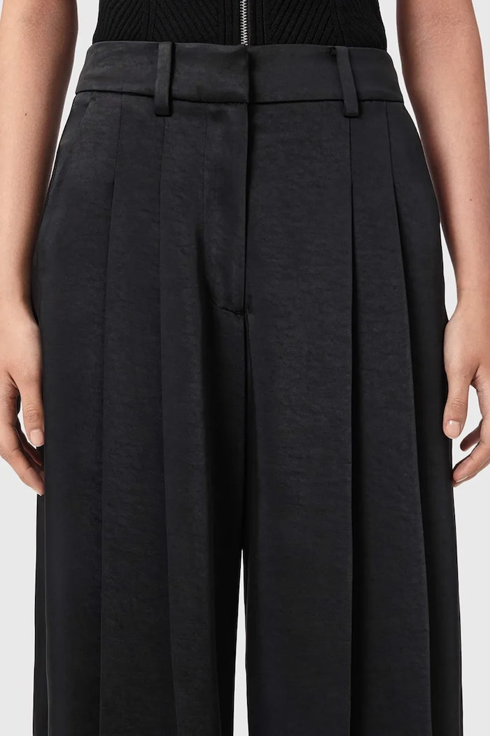 AllSaints nadrág POPPY fekete W008TE
