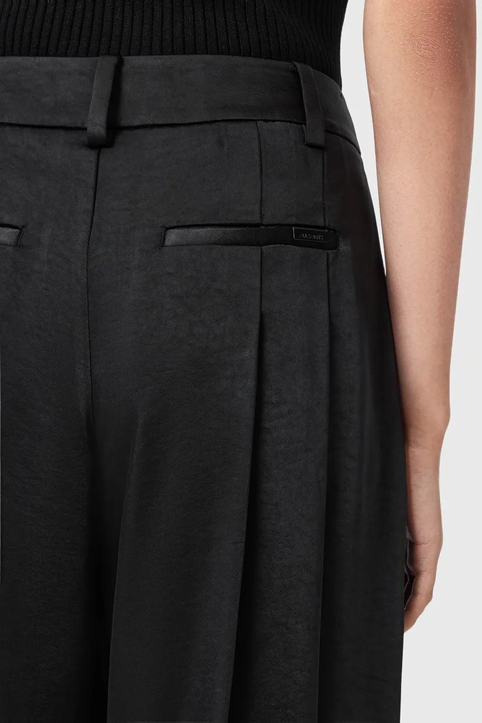 AllSaints nadrág POPPY W008TE fekete