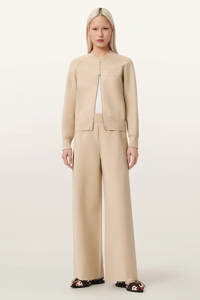Îmbrăcăminte AllSaints pantaloni SONNY W029TE bej
