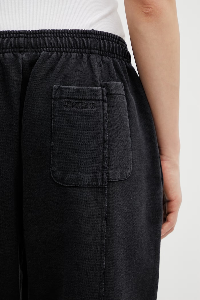 VETEMENTS cotton joggers black ME76SP204B