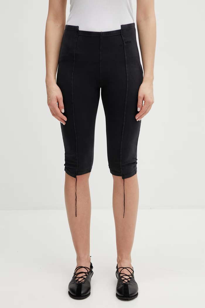 Шорти VETEMENTS Capri трикотаж чорний WE76SP519B