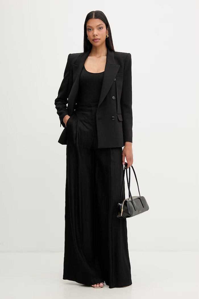 Elisabetta Franchi pantaloni pentru femei, cu in PA12762E2 negru SS26