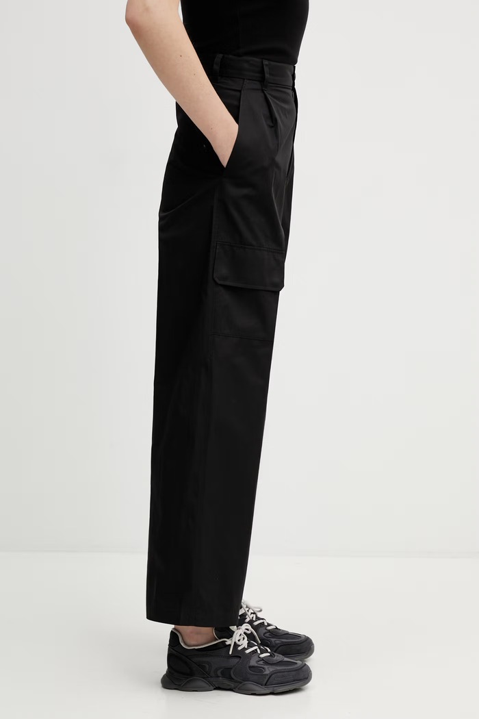 Παντελόνι Y-3 WEQT WIDE PANTS μαύρο KD9183