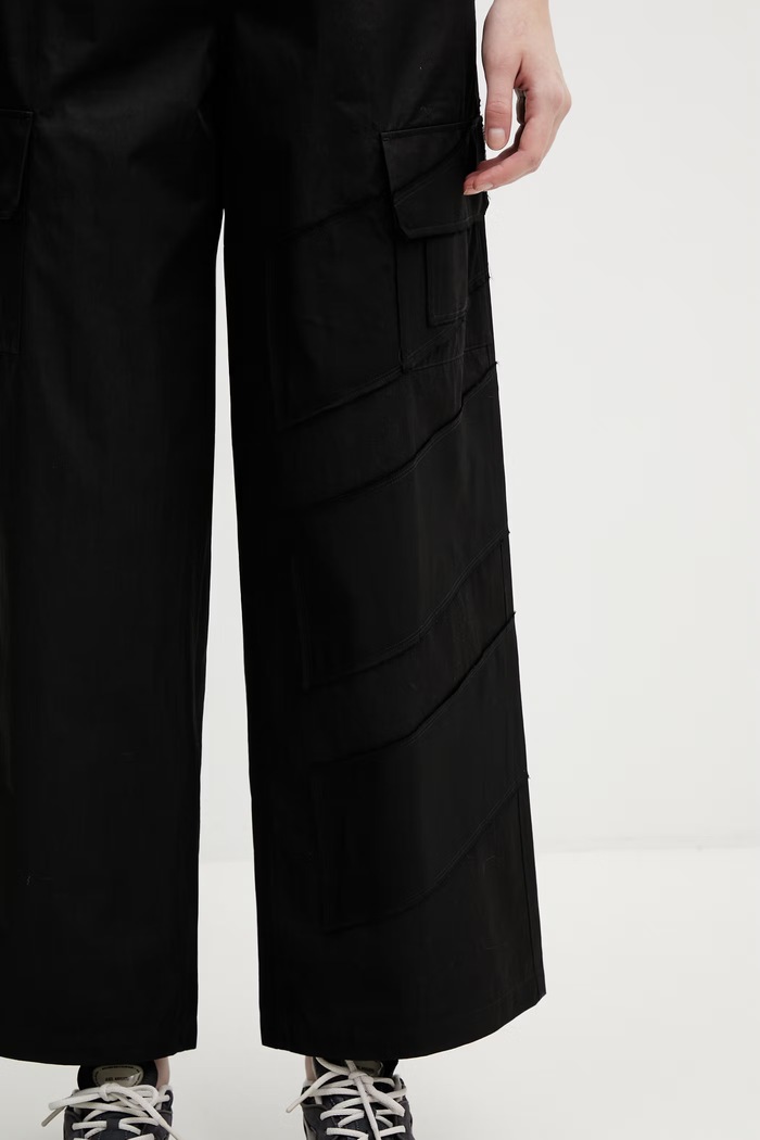 Παντελόνι Y-3 WEQT WIDE PANTS KD9183 μαύρο