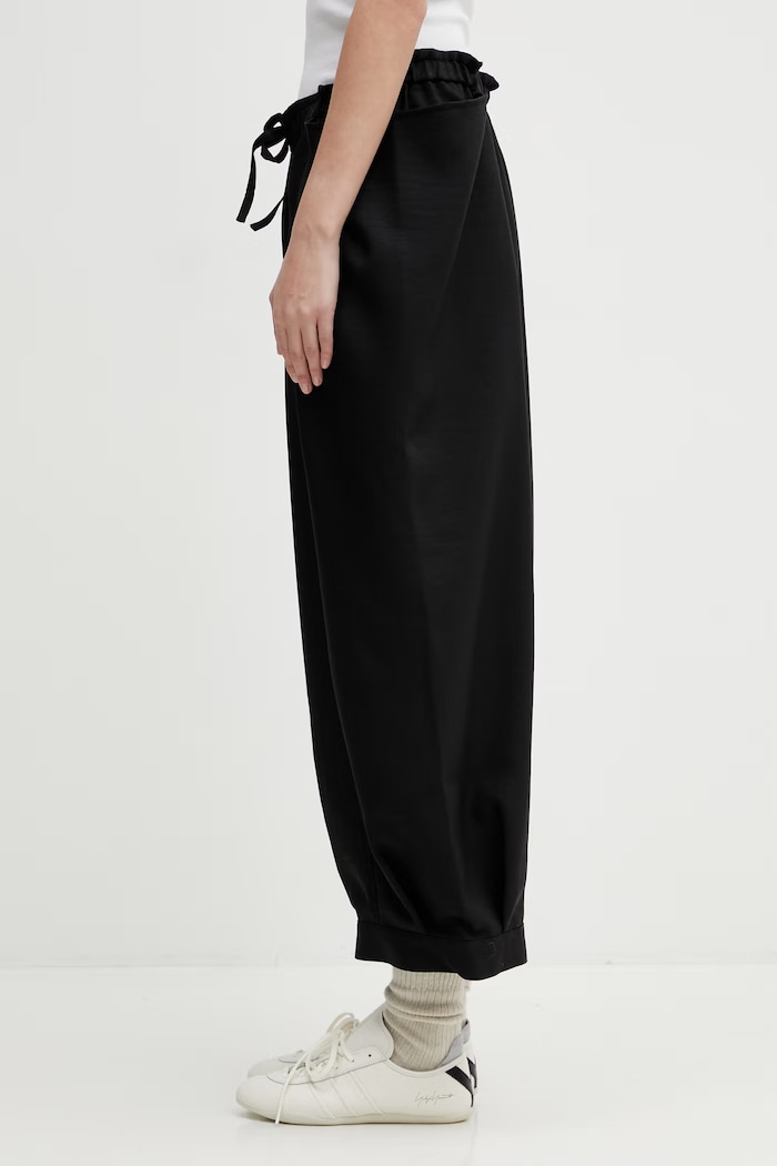 Y-3 spodnie W SU CROPPED TP KH0474 czarny SS26