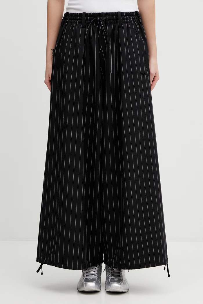 Y-3 spodnie z dodatkiem wełny RW CR WL PNT high czarny KH3207