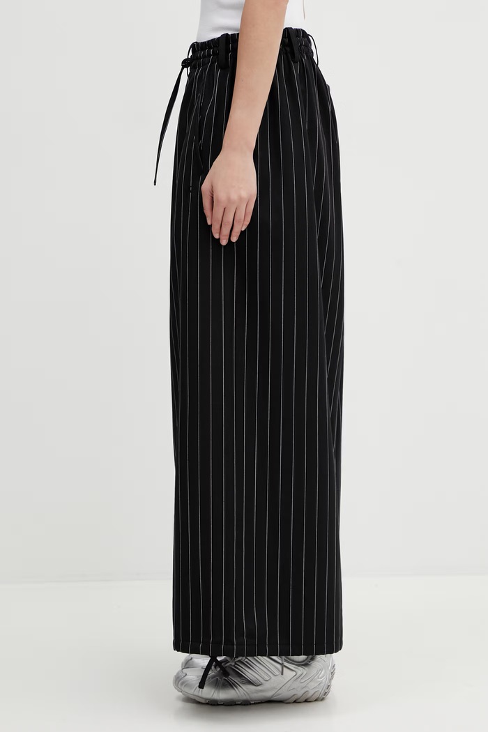 Y-3 spodnie z dodatkiem wełny RW CR WL PNT KH3207 czarny SS26
