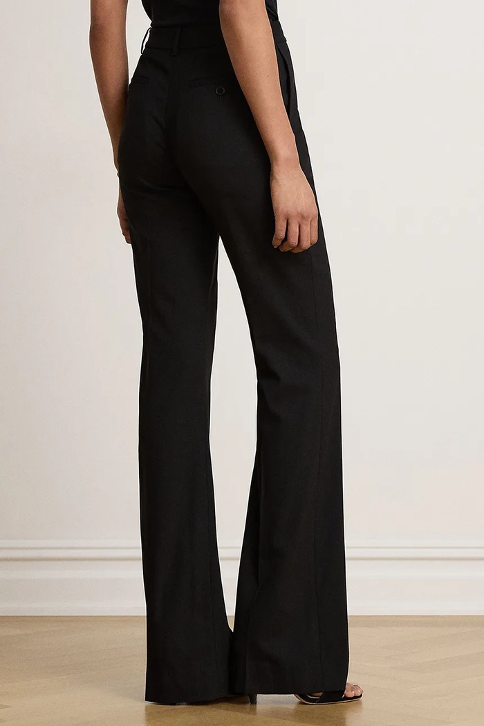 Lauren Ralph Lauren Spodnie straight damskie 200P08857 czarny SS26