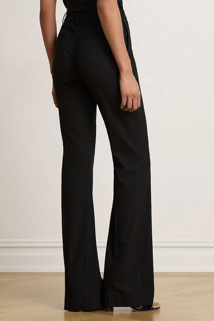 Lauren Ralph Lauren Spodnie straight damskie 200P08857 czarny SS26