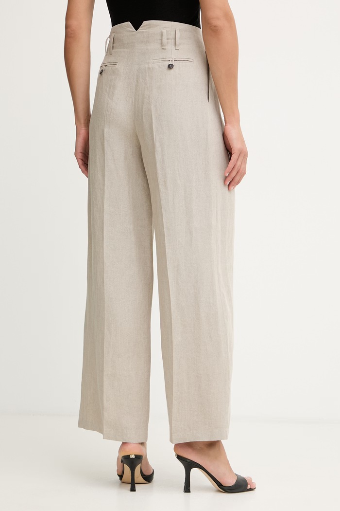 Îmbrăcăminte Max&Co. pantaloni pentru femei, din in MCOAMACA 2616131015200 bej