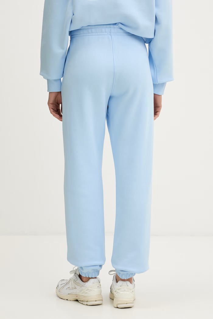 Oblečenie Tommy Jeans teplákové nohavice dámske bavlnené DW0DW22780 modrá