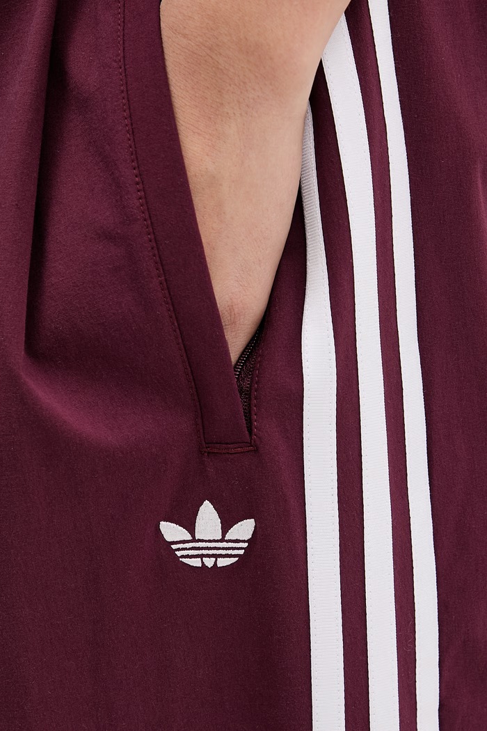 adidas Originals pantaloni de trening pentru femei, cu bumbac KY5187 burgundia