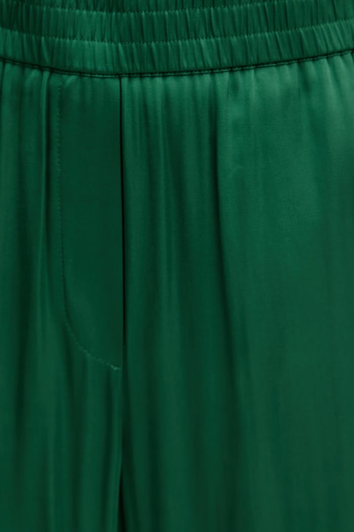 Marc Aurel Pantaloni palazzo femeiești cu vâscoză verde 1308A11098