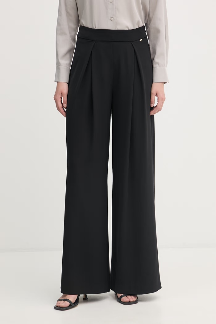 Gaudi pantaloni pentru femei negru 611FD25029
