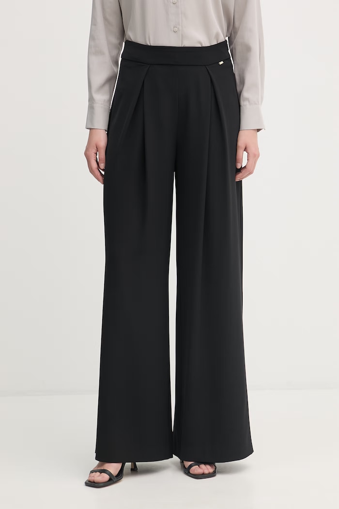 Gaudi pantaloni pentru femei negru 611FD25029