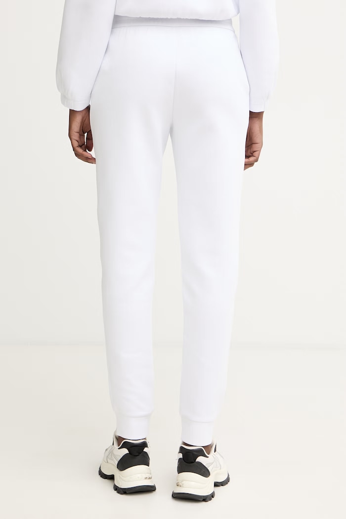 Oblečenie Armani Exchange teplákové nohavice dámske s bavlnou XW001745.AF10818 biela