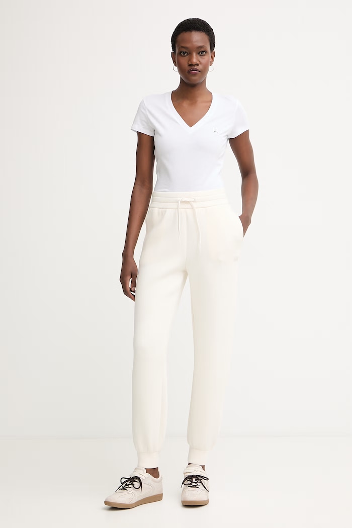 Armani Exchange pantaloni de trening pentru femei XW002043.AF21290 bej SS26