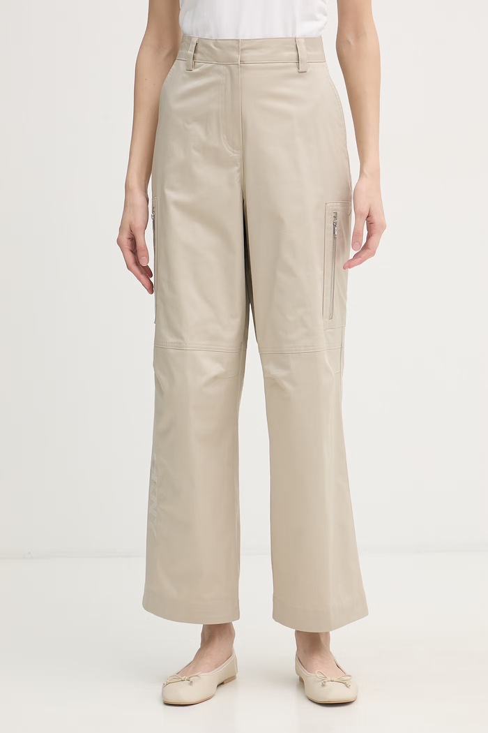 DKNY nohavice dámske béžová P6CK0EII