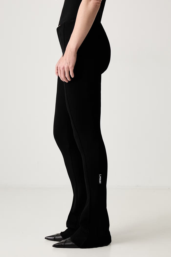 Off-White spodnie Heavy 2CA19AS26JER001 czarny SS26