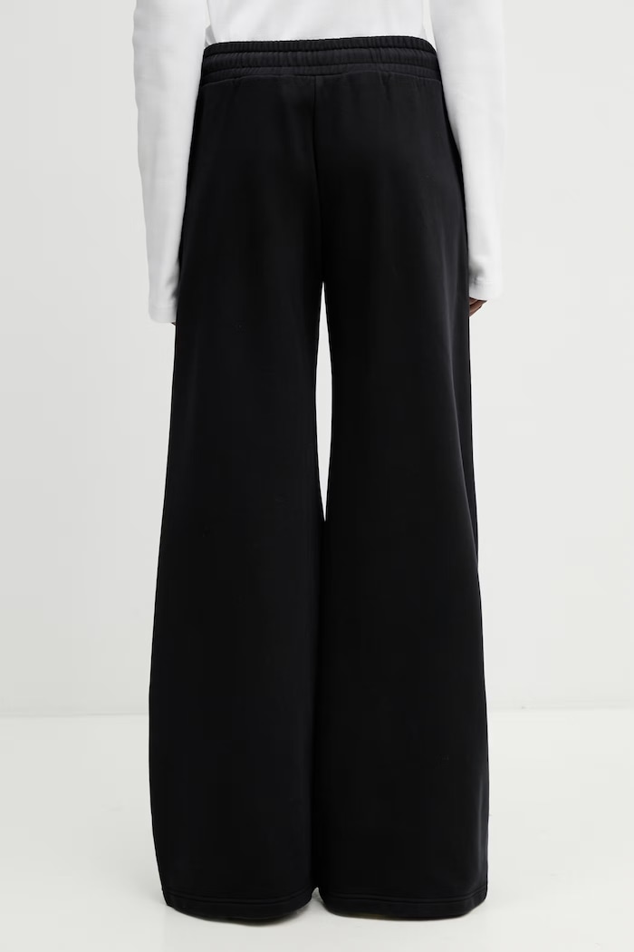 Îmbrăcăminte Off-White Bookish Reg pantaloni de trening pentru femei din bumbac 2CH022S26FLE001 negru