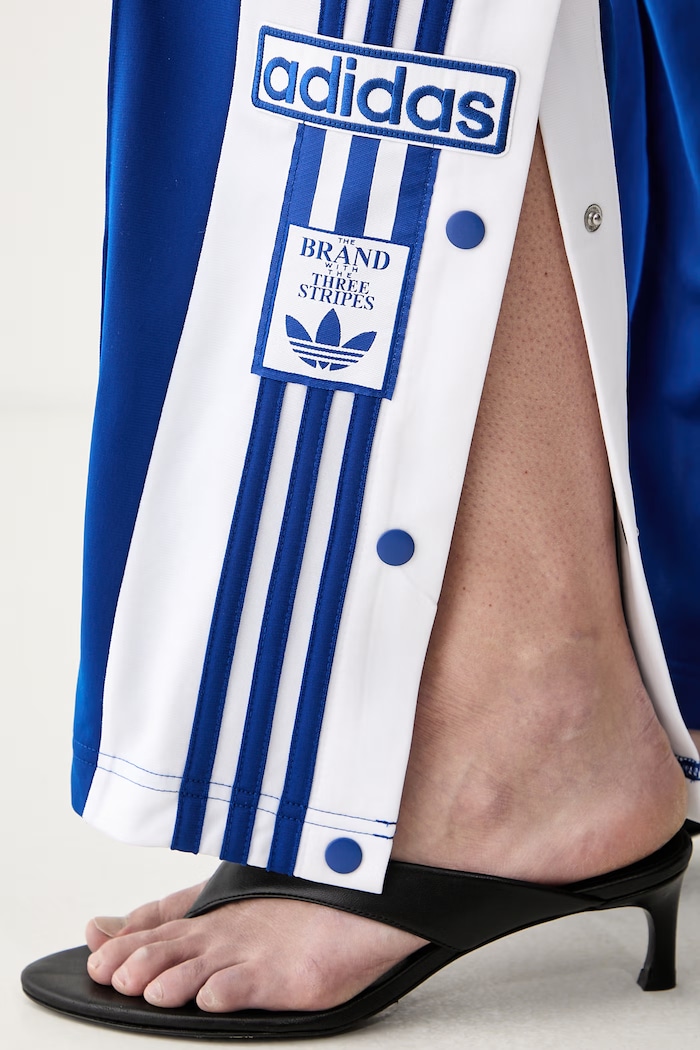 adidas Originals teplákové nohavice dámske Adibreak modrá KD6328
