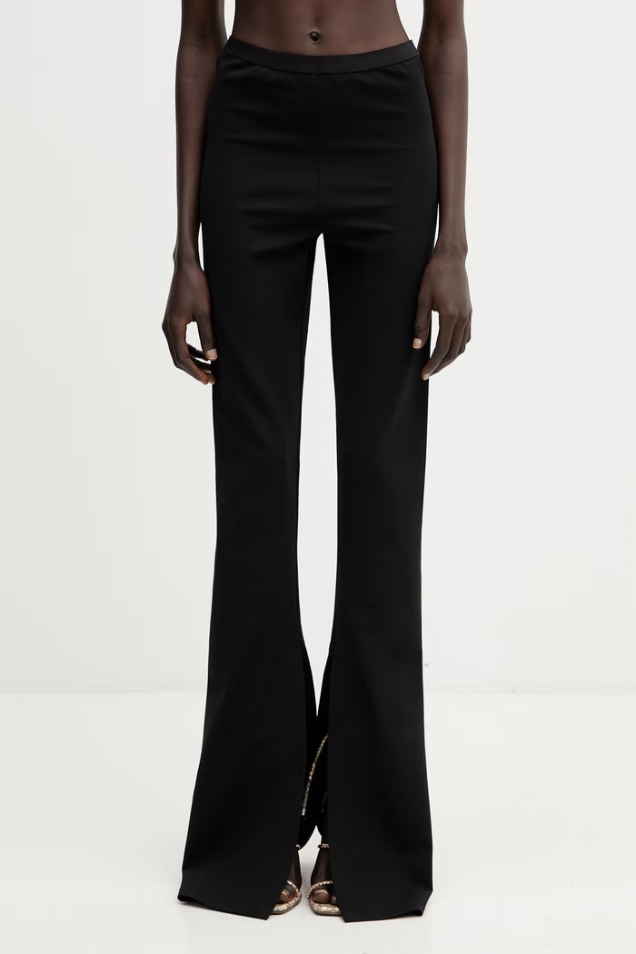 Rick Owens Lilies nohavice dámske s viskózou Carmen čierna LI01F7331.JCVS