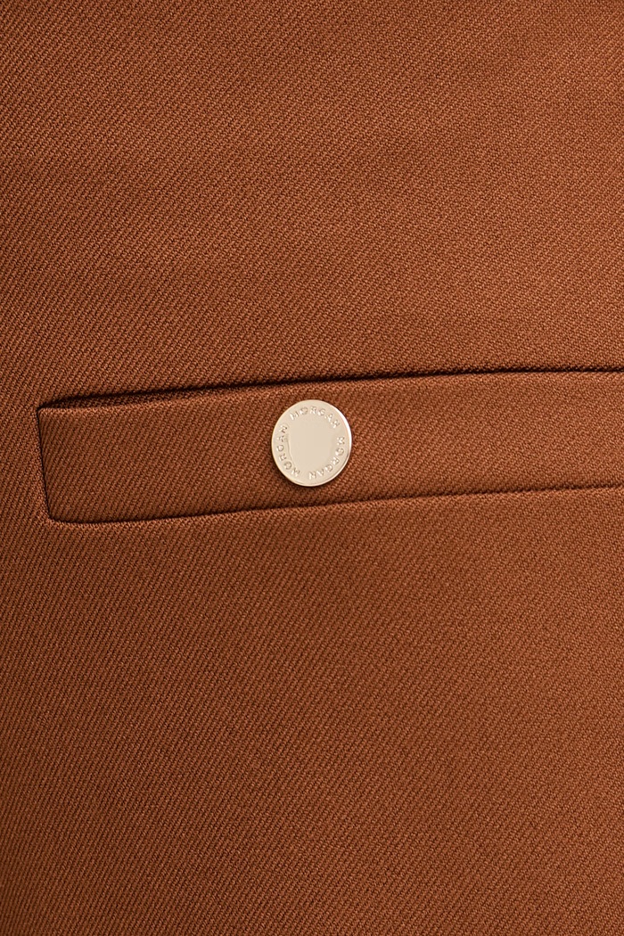 Morgan pantaloni da donna con viscosa marrone PCLIO.F