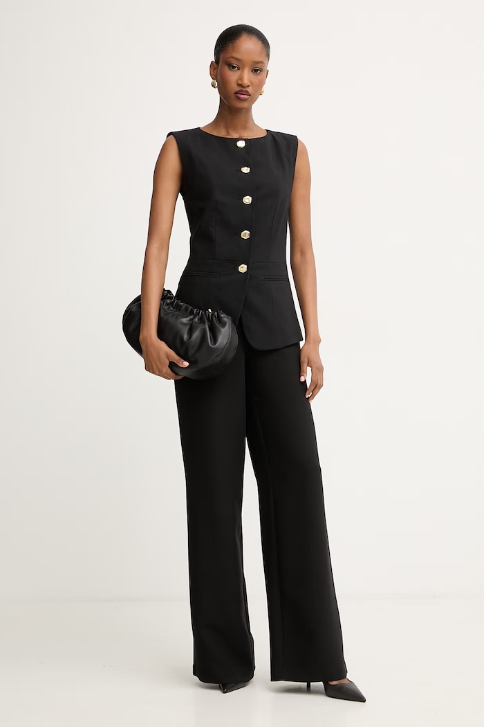 Morgan pantaloni da abito da donna PINTA.F nero SS26