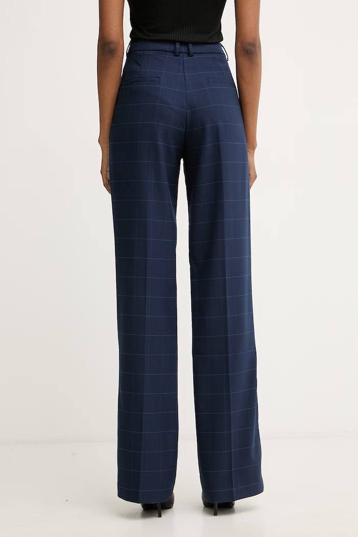 Abbigliamento Morgan pantaloni da donna con viscosa PNATY.F blu navy