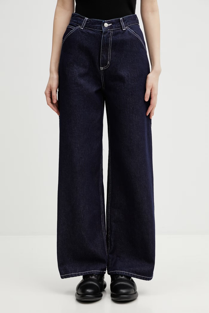 Carhartt WIP W' Jens Pant blugi largi pentru femei albastru I036599.102