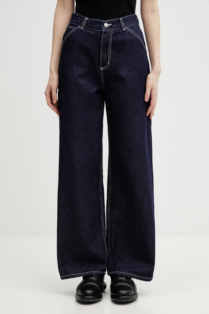 Carhartt WIP W' Jens Pant blugi largi pentru femei albastru I036599.102