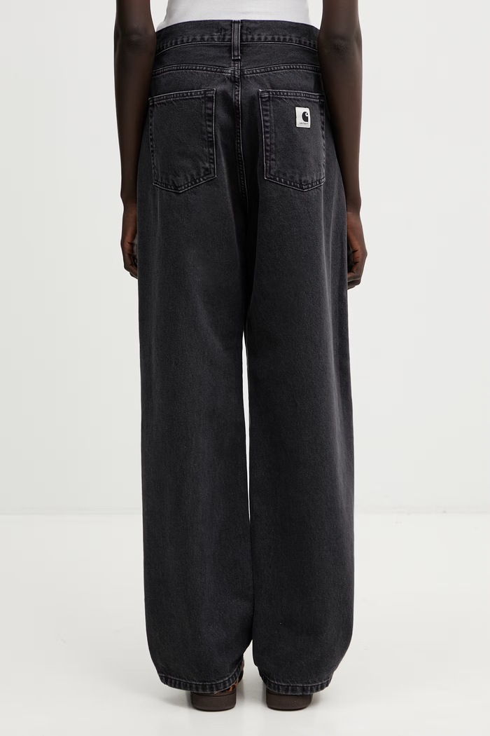 Abbigliamento Carhartt WIP W' Arin Pant jeans tapered da donna I035881.8960 nero