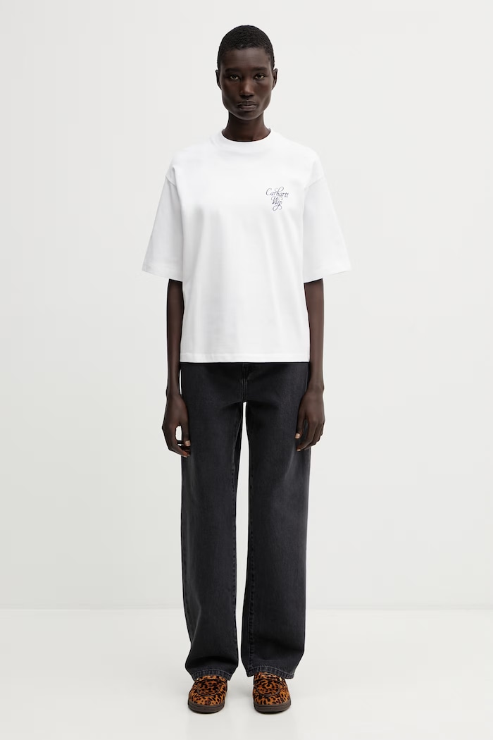 Carhartt WIP W' Arin Pant jeans tapered da donna I035881.8960 nero