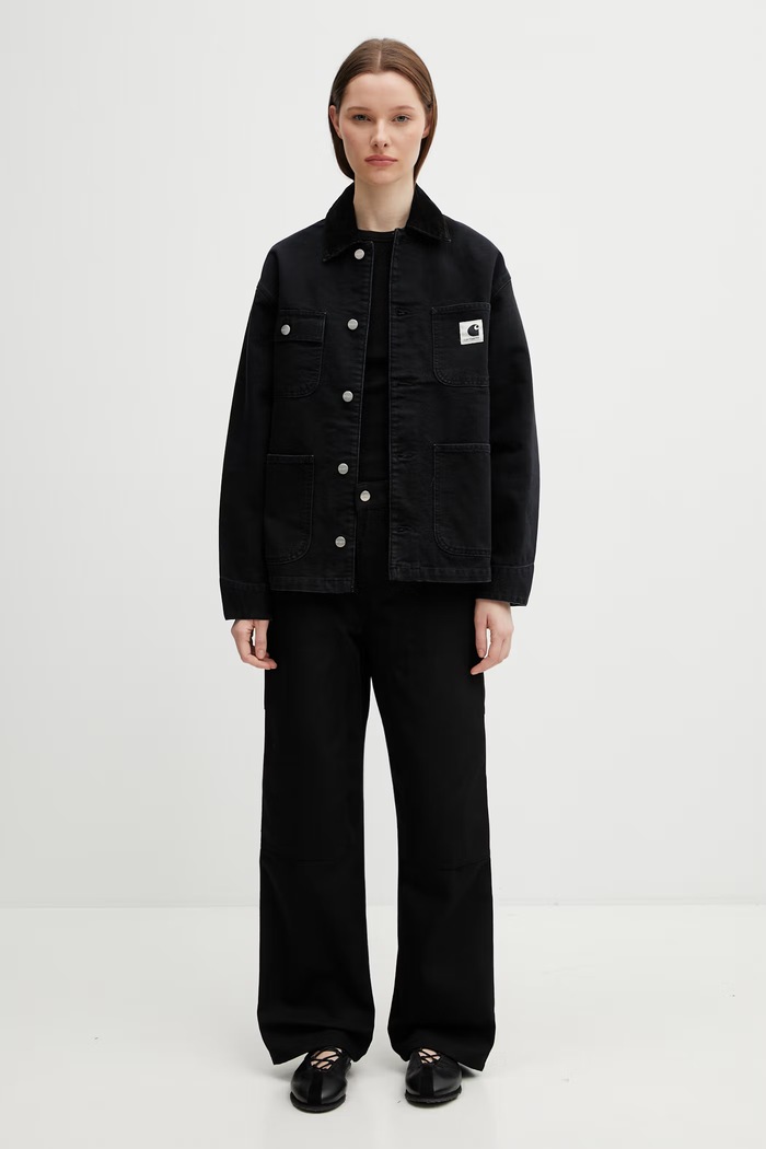 Carhartt WIP W' Titan Double Knee Pant брюки straight с хлопком для женщин I036515.8901 чёрный