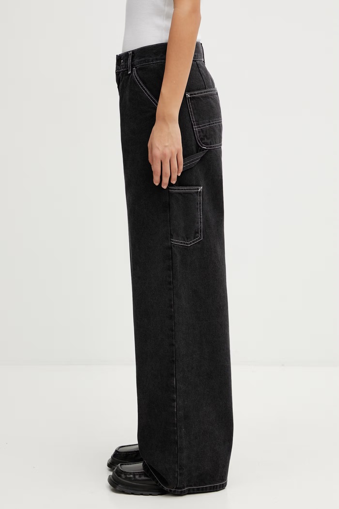 Carhartt WIP W' Jens Pant relaxed fit traperice za žene I036599.8906 crna SS26