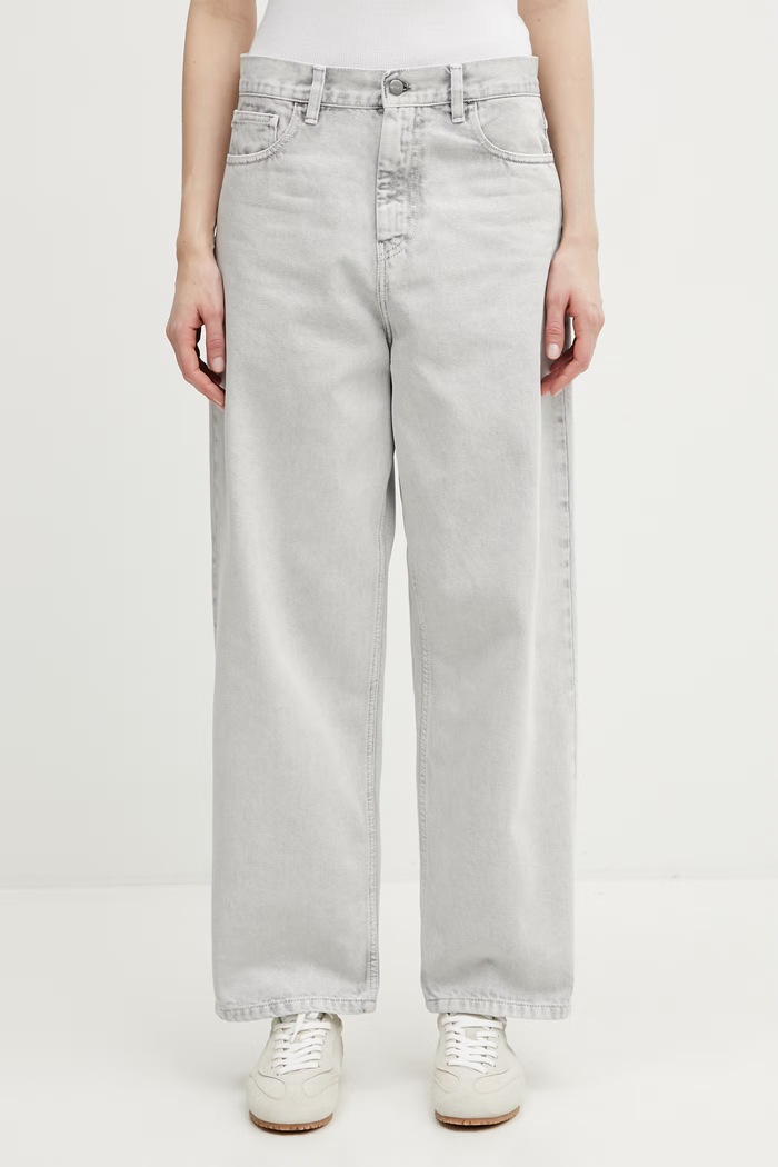Carhartt WIP W' Brandon Pant jeansy luźne damskie szary I033746.895F