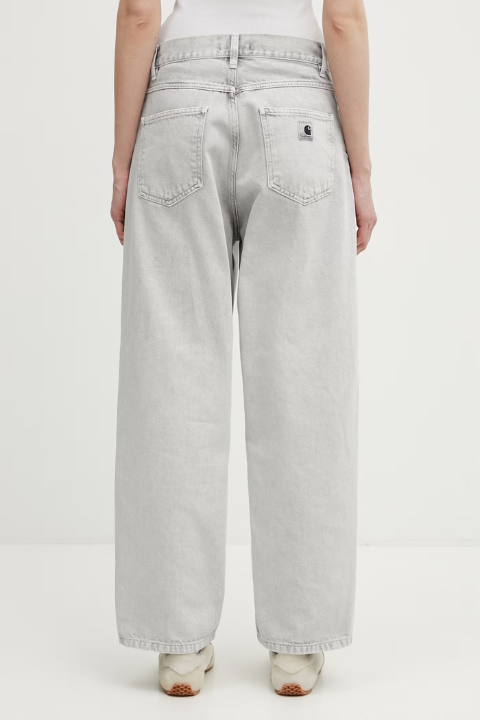 Odzież Carhartt WIP W' Brandon Pant jeansy luźne damskie I033746.895F szary