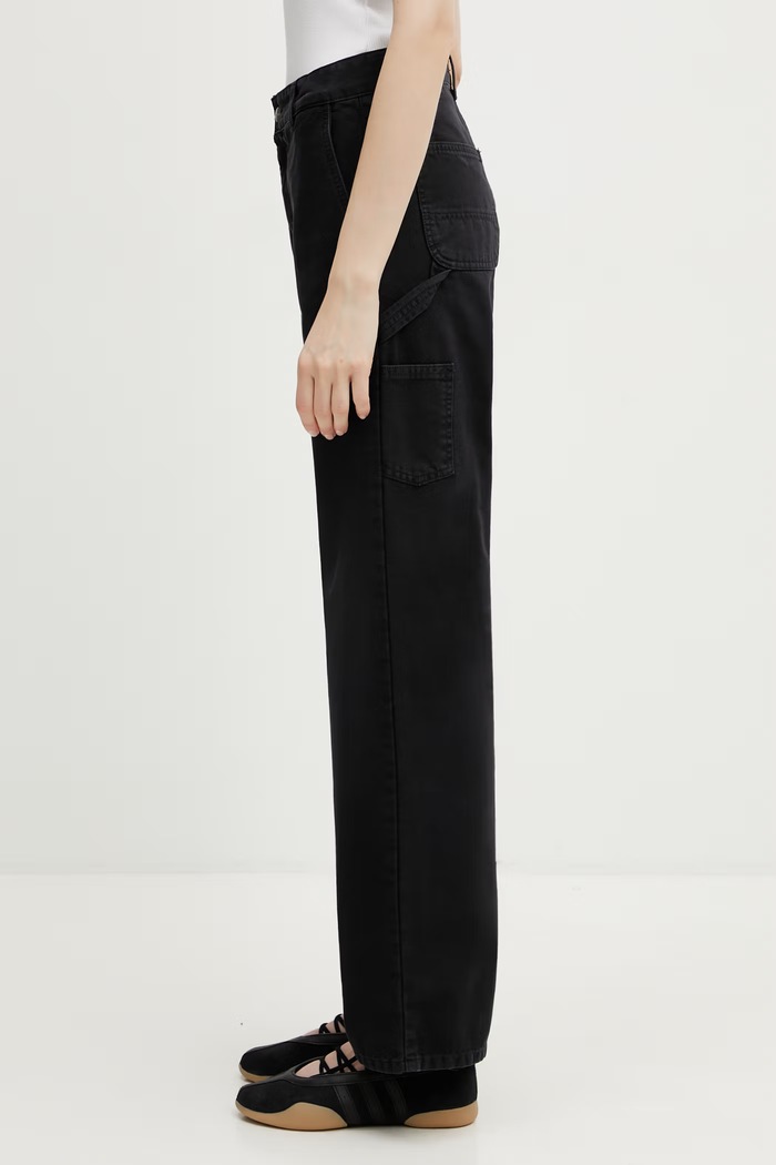 Carhartt WIP W' Pierce Pant Straight брюки из хлопка для женщин I034829.894O тёмно-синий SS26