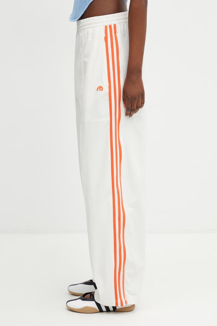 adidas Originals x MIAOU Παντελόνι επίσημο γυναικείο μπεζ KR4491