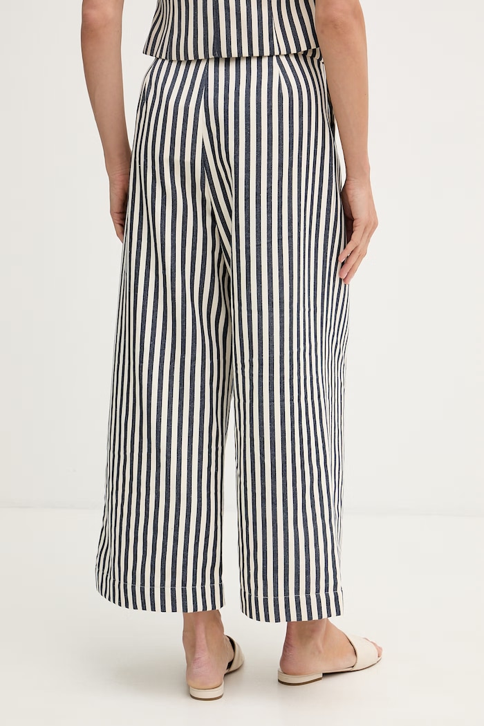 Îmbrăcăminte Lola Casademunt pantaloni pentru femei, cu bumbac LS2614001 bleumarin